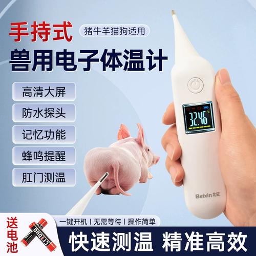 兽用手持式电子体温计猪牛羊养殖场专用肛门测温猫咪狗宠物测温仪